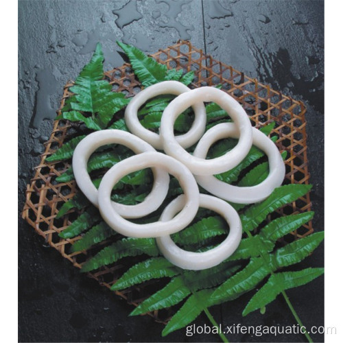 Frozen Food Squid Ring Frozen Raw Todarodes Squid Rings Seafood Factory